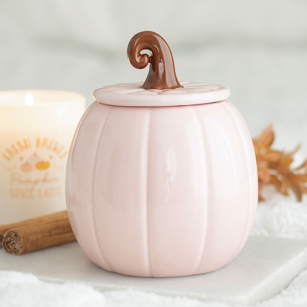Something Different - Pink Curly Pumpkin Oil burner - Pink